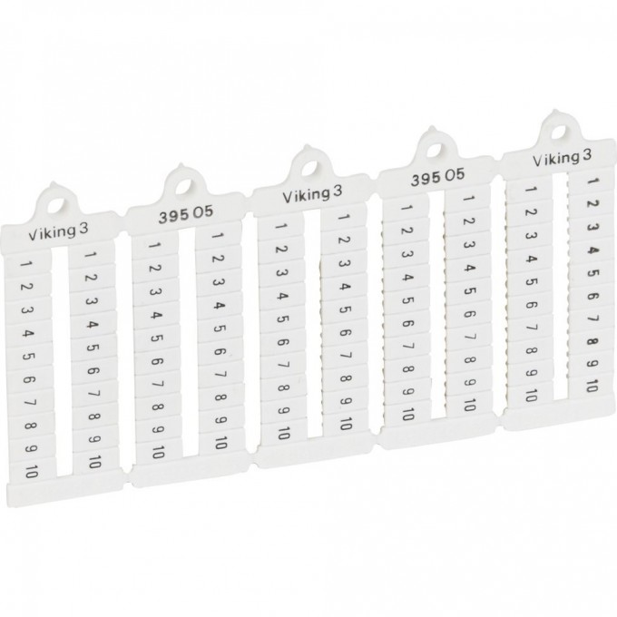 Маркировка пластиковая LEGRAND Viking, 5мм 1-10, горизонтальная 39505