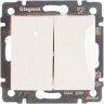 Механизм переключателя LEGRAND СП VALENA проходного 2-кл. 10А IP31 белый 694266