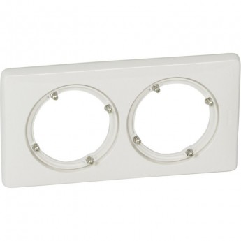 Рамка 2 поста LEGRAND Celiane IP44, белый