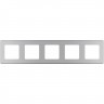 Рамка 5 постов LEGRAND INSPIRIA алюминий 673972