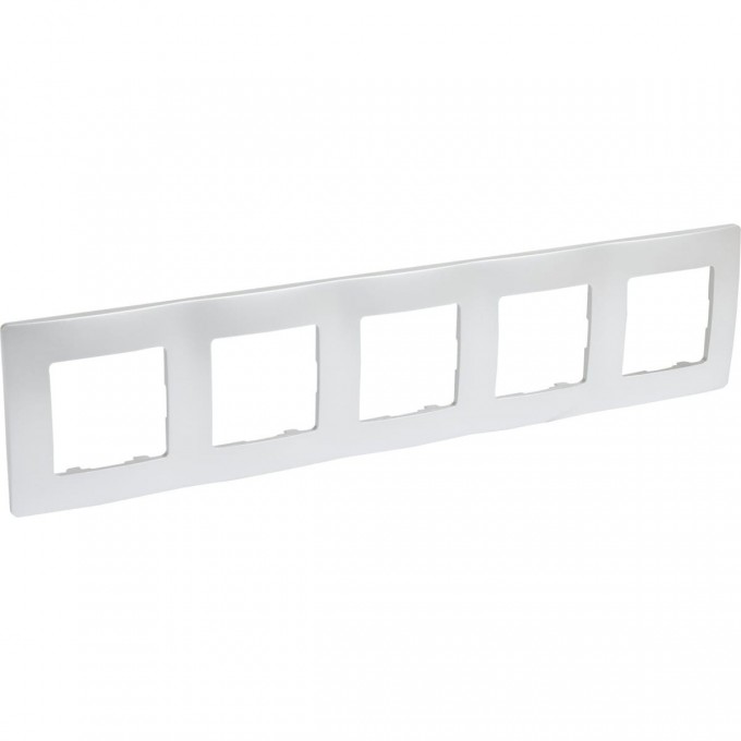 Рамка LEGRAND Etika 5 постов алюминий 672555