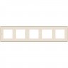 Рамка LEGRAND INSPIRIA 5 постов слоновая кость 673971