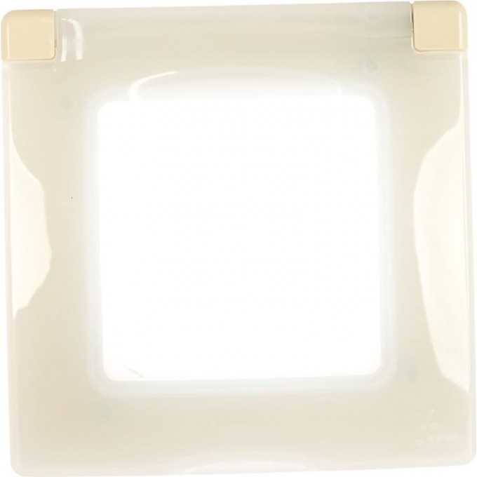 Рамка LEGRAND с защитной крышкой IP 44 Etika слоновая кость 672560
