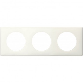 Рамка трехместная LEGRAND CELIANE, белый глянец