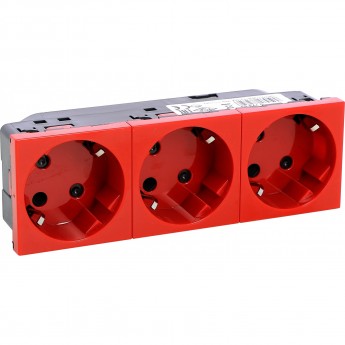 Розетка электрическая LEGRAND MOSAIC 3x2К+З нем. ст. с отверстиями под 45° с блокировкой Розетка электрическая LEGRAND MOSAIC 3x2К+З нем. ст. с отверстиями под 45° с блокировкой