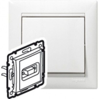Розетка LEGRAND HD 15 для видеоустройств Valena белый