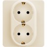 Розетка LEGRAND INSPIRIA 2 x 2К+З немецкий стандарт 16 А 250 В слоновая кость 673751