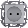 Розетка LEGRAND INSPIRIA 2К 16 А 250 В алюминий 673712