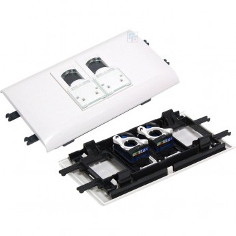 Розетка LEGRAND Mosaic DLP с суппортом для крышки 65мм 2xRJ45 Кат.5e FTP Розетка LEGRAND Mosaic DLP с суппортом для крышки 65мм 2xRJ45 Кат.5e FTP