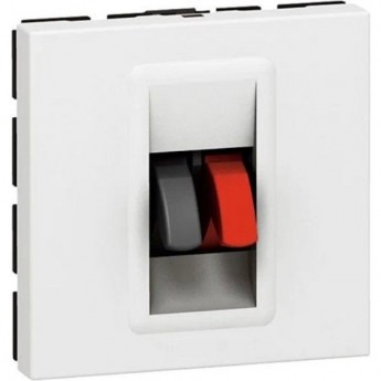 Розетка LEGRAND MOSAIC колонки (2 мод.)