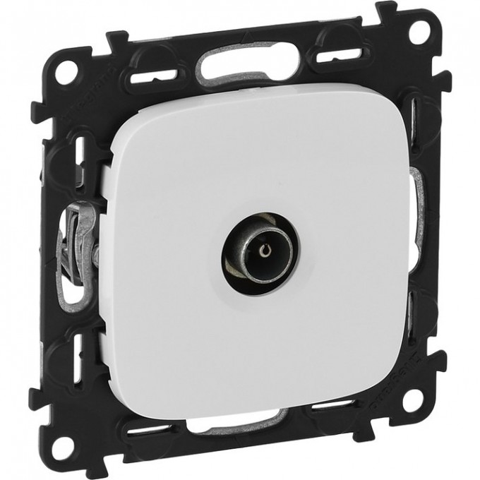 Розетка LEGRAND Mosaic TV "звезда" 1.5дБ, белая 78782