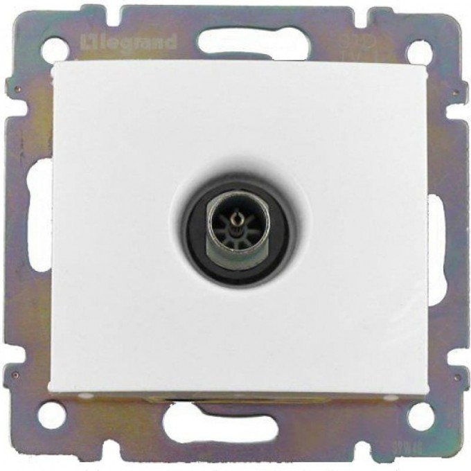 Розетка телевизионная LEGRAND TV СП VALENA оконечная 10дБ механизм белая 694276