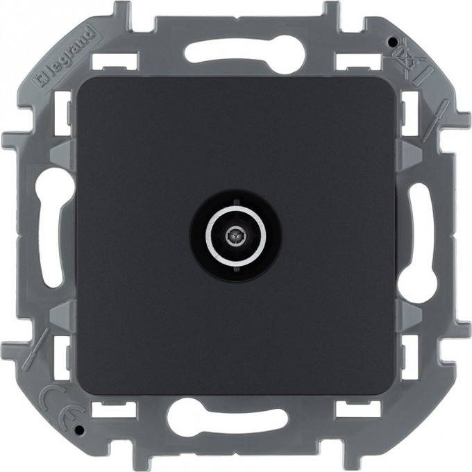 Розетка TV LEGRAND INSPIRIA оконечная 10 дБ 5 862 мГц антрацит 673873