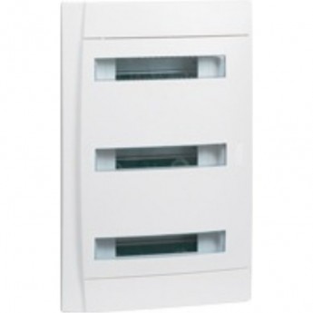 Щит распределительный LEGRAND PRACTIBOX встраиваемый ЩРв-П-36 пластиковый белый прозрачная дверь IP40 бел без шины