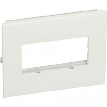 Суппорт LEGRAND Mosaic - 4 модуля - для кабель-каналов Metra 160x50, белый