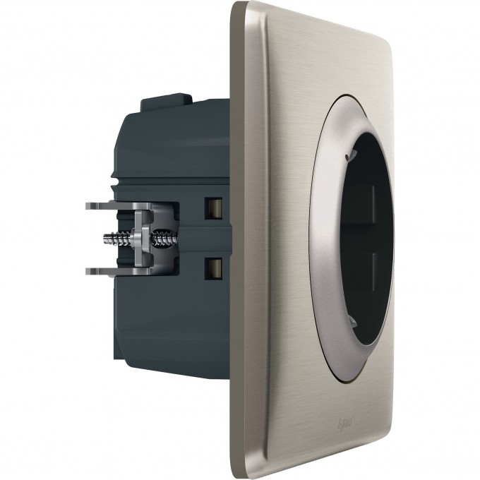 Умная розетка LEGRAND Celiane with NETATMO 2К+З 16А 230В, титан 64837