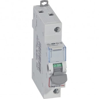Выключатель-разъединитель LEGRAND DX3-IS 1п 20А 1модуль Выключатель-разъединитель LEGRAND DX3-IS 1п 20А 1модуль