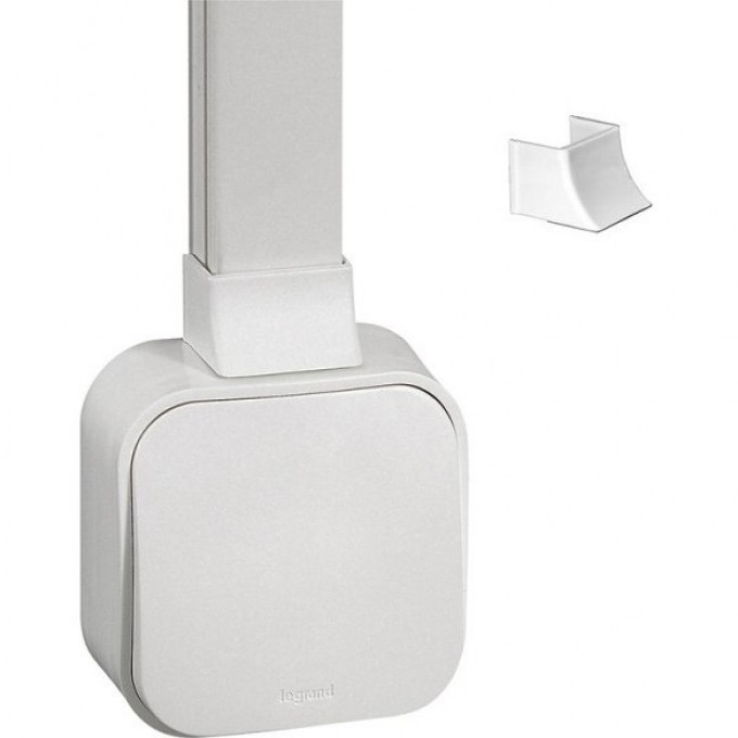 Адаптер LEGRAND Quteo для монтажа серии для мини-каналов Metra 15x10 белый 638107