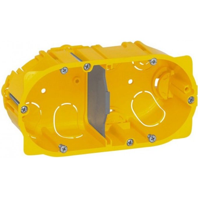 Коробка LEGRAND Batibox для сухих перегородок, 2 поста, 50 мм 80052