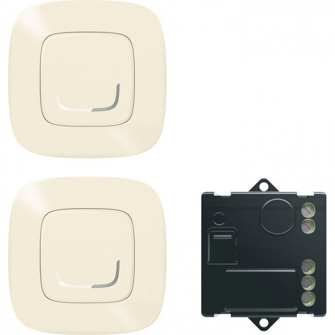 Пакет для управления освещением LEGRAND Valena Allure with NETATMO c 2х мест, слоновая кость 752650