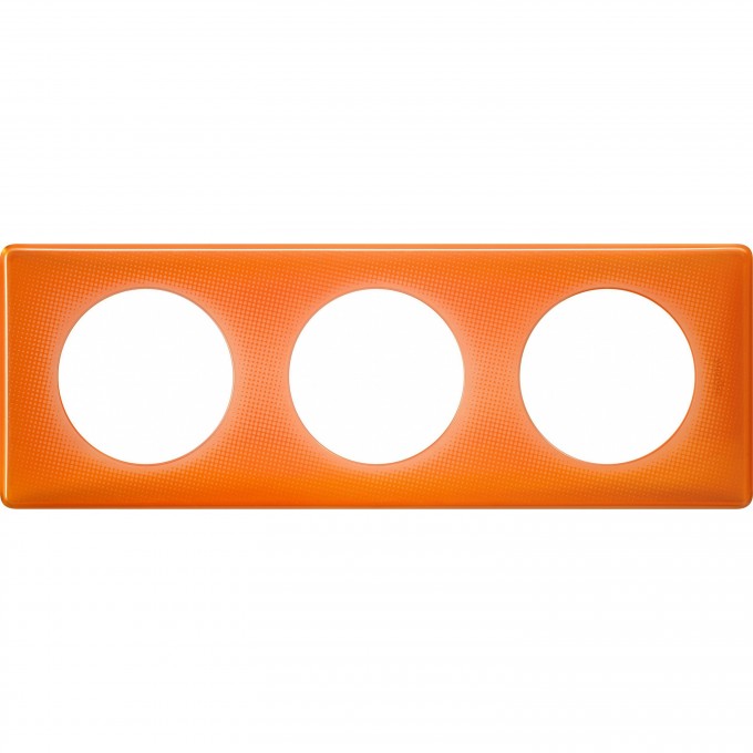 Рамка LEGRAND Celiane 3 поста Оранжевый муар 066653
