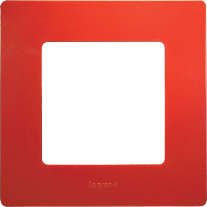Рамка LEGRAND Etika 1 пост красный 672531