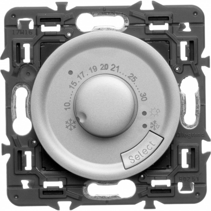 Термостат LEGRAND Celiane титан SET-1-067405-04